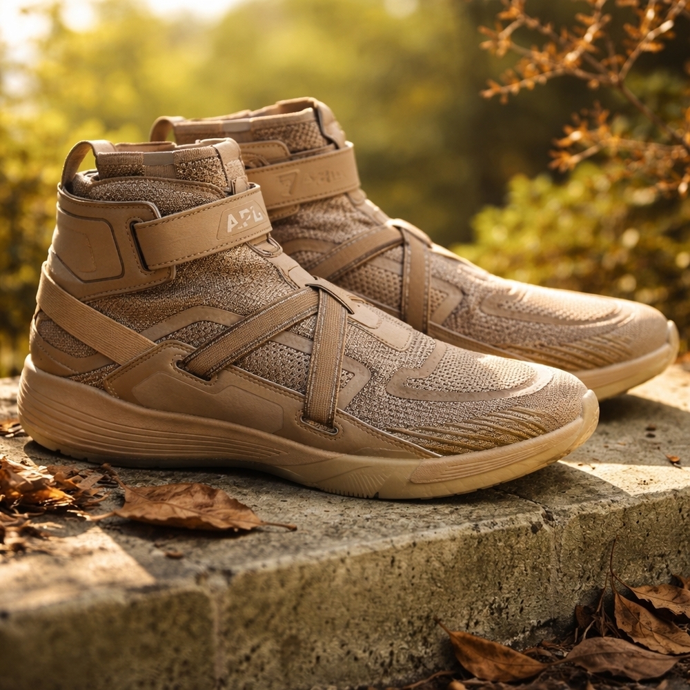 APL Tan With GOLD shimmers Athletic Performance Shoes